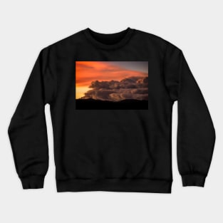 Dramatic Clouds Near Sunset Crewneck Sweatshirt